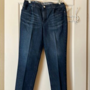 Chico’s platinum blue jeans. Size 0.5